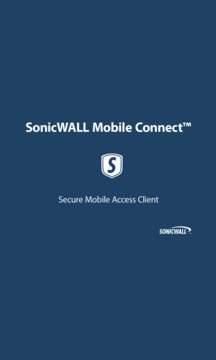 SonicWALL Mobile Connect Screenshot Image