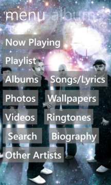 Coldplay Music Screenshot Image