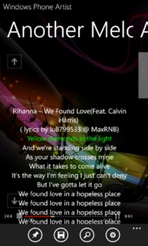 Lyrics Show Screenshot Image