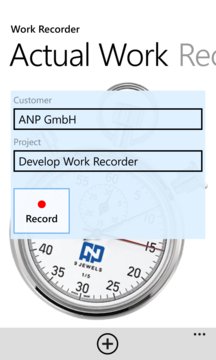 Work Recorder Screenshot Image