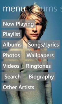 Bon Jovi Music Screenshot Image