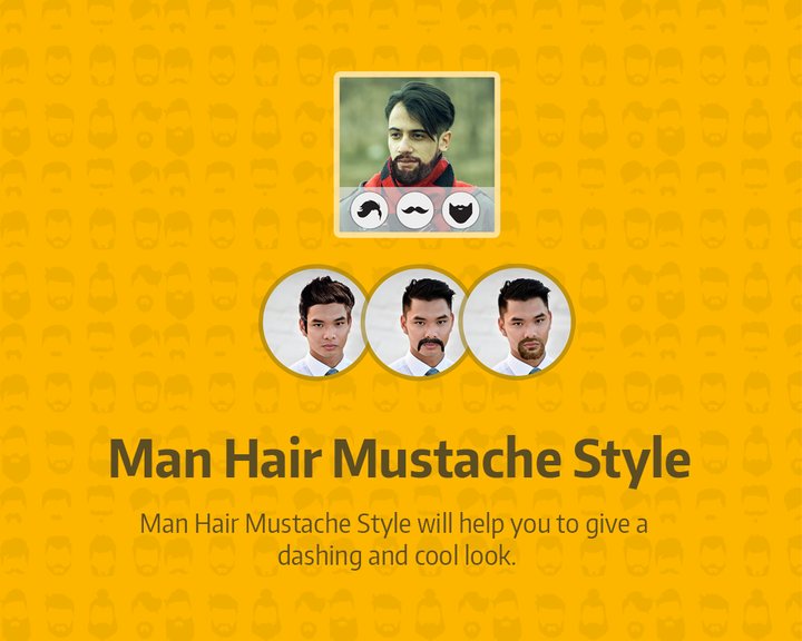 Man Hair Mustache Style Image