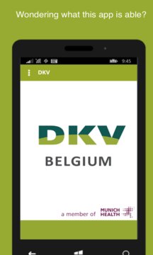 DKV Belgium Screenshot Image