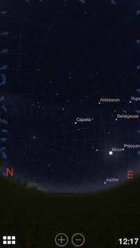 Stellarium Mobile Sky Map Screenshot Image
