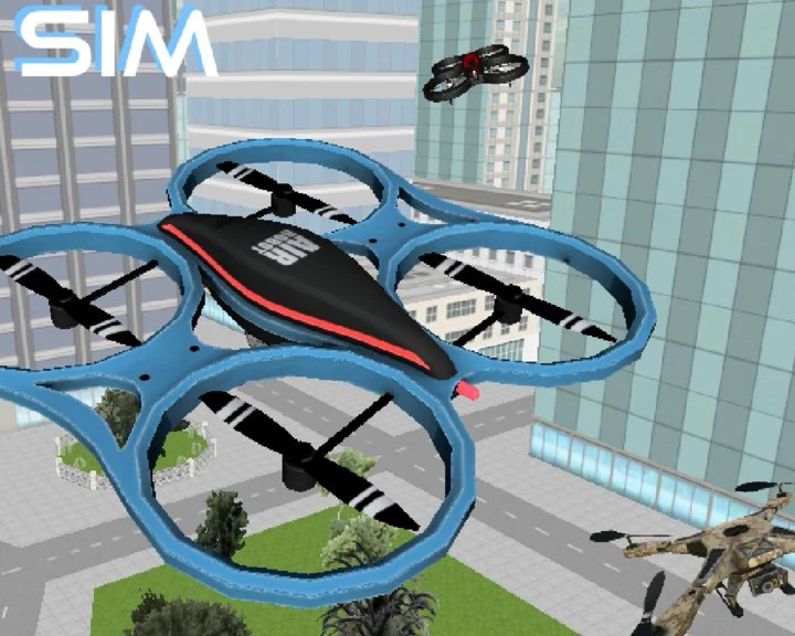 City Drone Flight Simulator Image