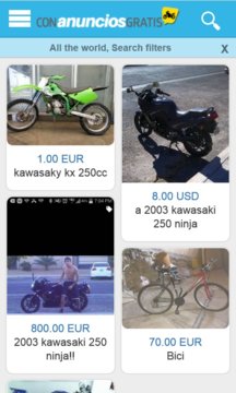 Second Hand Motorcycles Screenshot Image