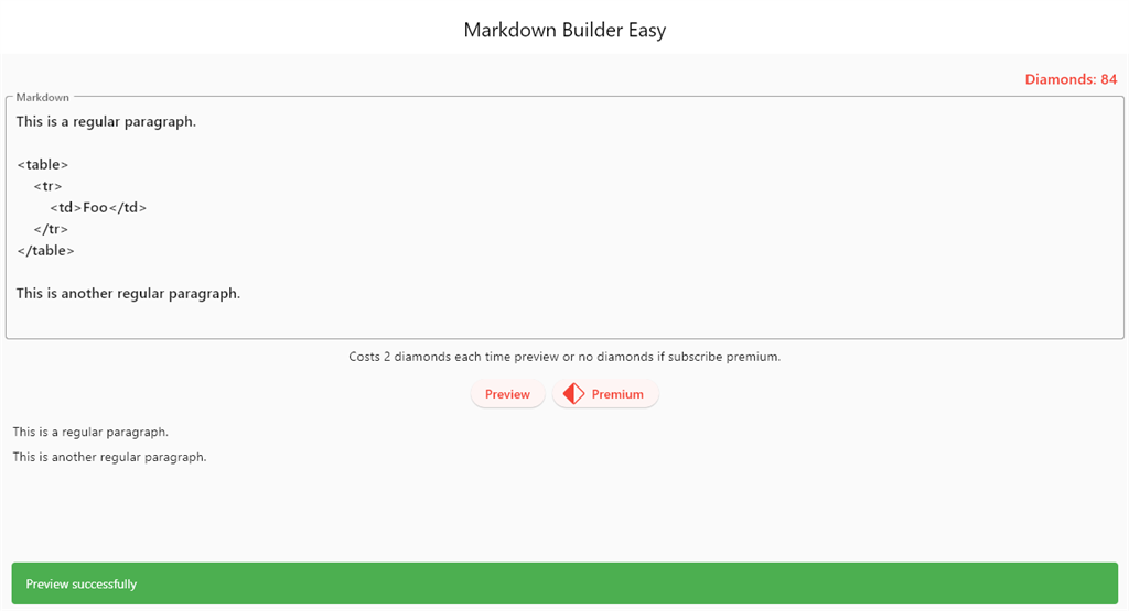 Markdown Builder Easy Screenshot Image #3