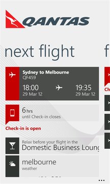Qantas Screenshot Image