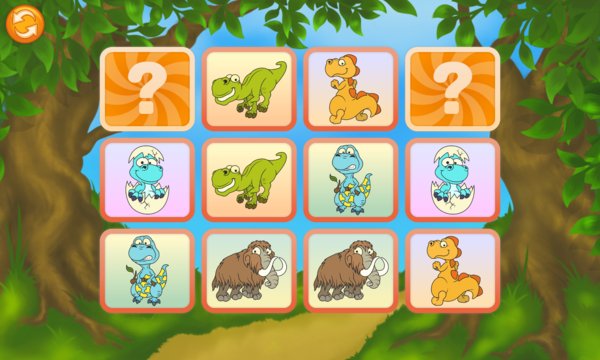 Dinosaurs - Find Matching Images Screenshot Image