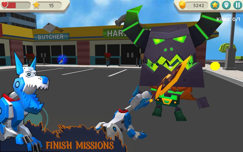 Robot Dog Simulation Screenshot Image
