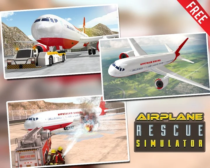 Airplane Rescue Simulator 3D - Pilot Crash Landing Image