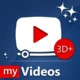 myVideos 3D+ Icon Image