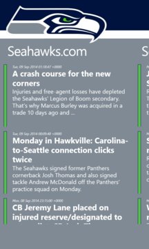 Seahawks Bulletin Screenshot Image