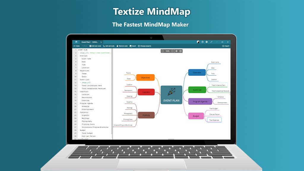 Textize MindMap Screenshot Image