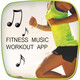Fitness Music Workout Icon Image