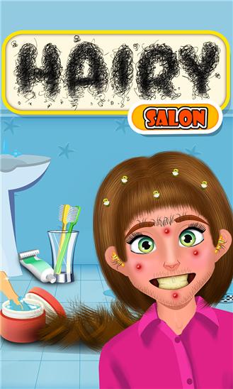 Hairy Face Salon - Makeup & Makeover FREE Game Screenshot Image