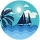 Relaxing Ocean Sounds Icon Image
