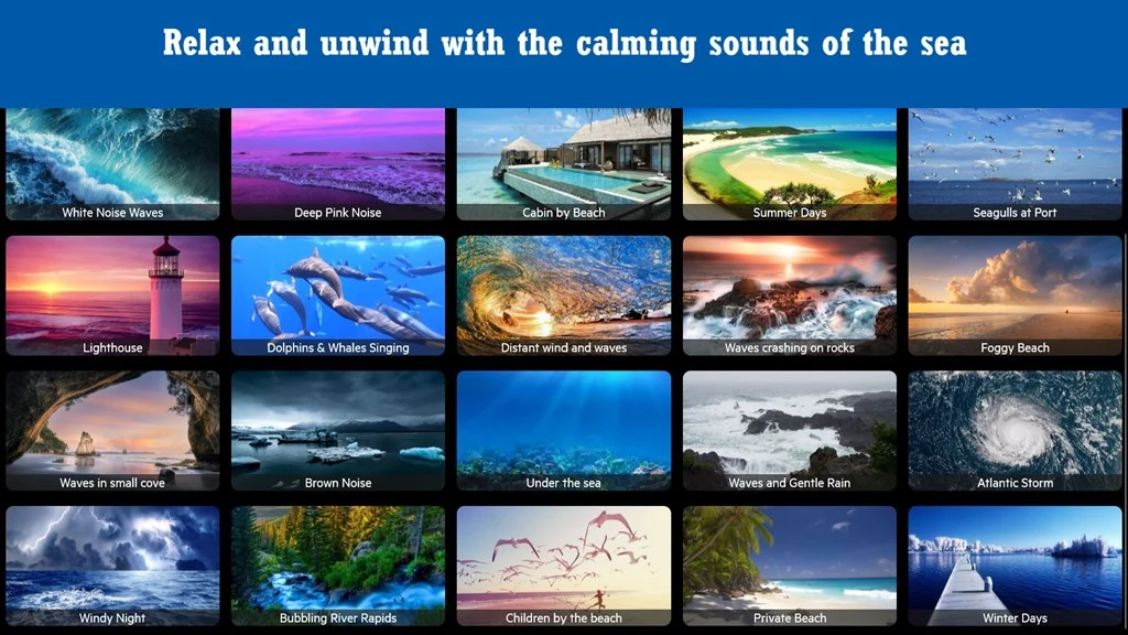 Relaxing Ocean Sounds Screenshot Image #2