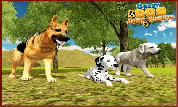 Crazy Dog Jump Stunts Screenshot Image