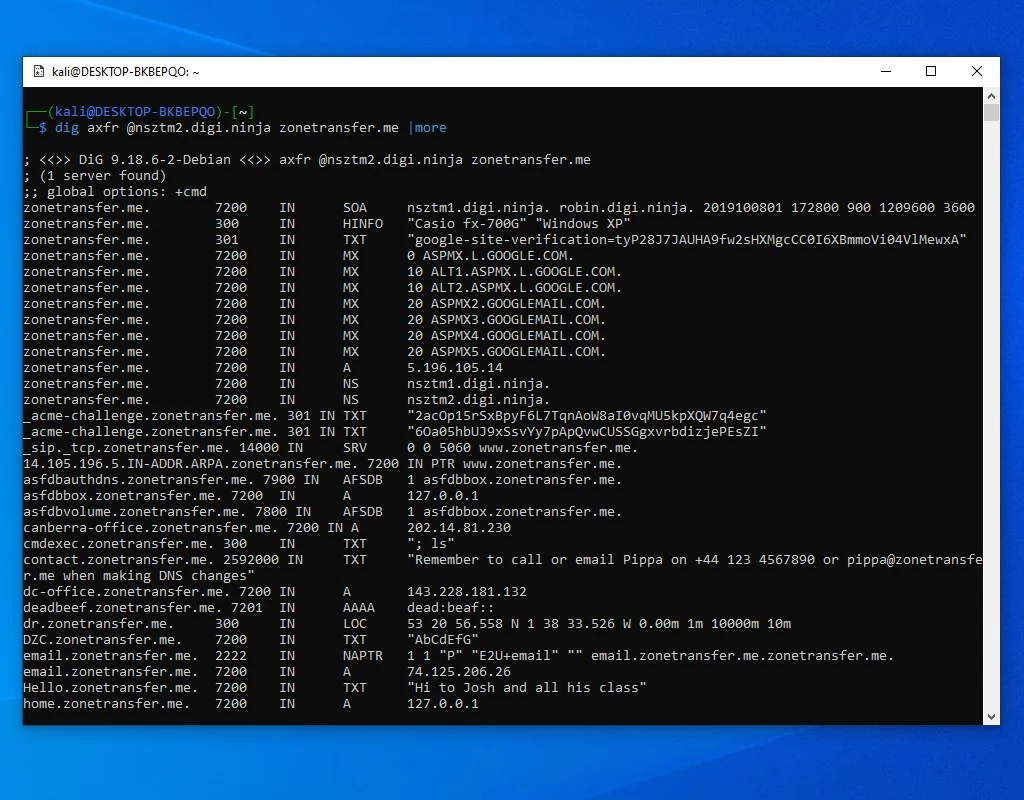 Kali Linux Screenshot Image