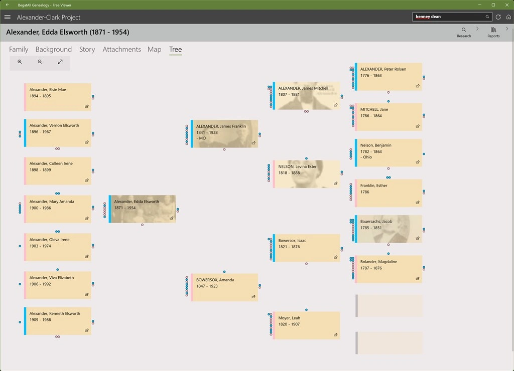 BegatAll Genealogy Screenshot Image #3
