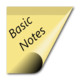 Basic Notes Icon Image