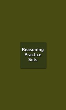 Reasoning Practice Sets Screenshot Image