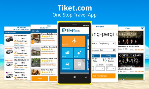 Tiket.com Flight & Hotel Screenshot Image