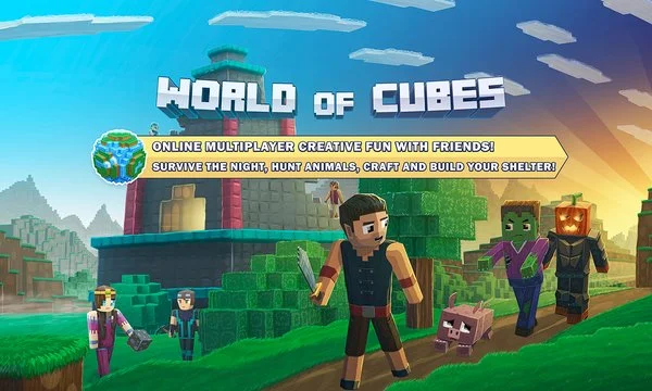 World of Cubes Survival Craft Screenshot Image