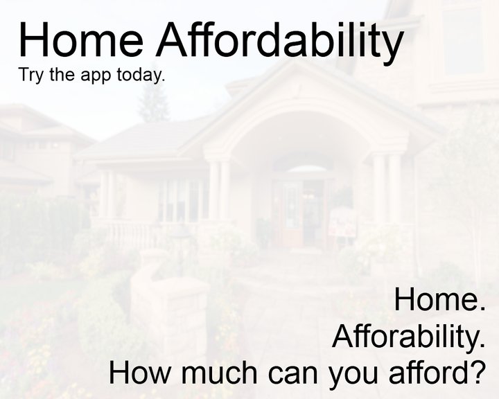 Home Affordability Image