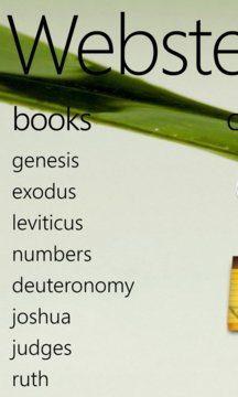 Webster Bible Screenshot Image