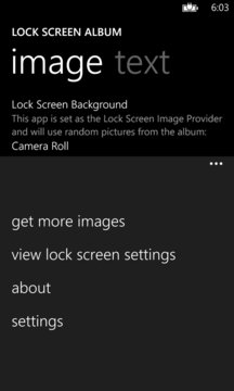 Lock Screen Album Screenshot Image