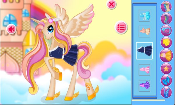 My Pony Princess Dressup App Screenshot 2