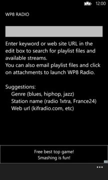 WP8 Radio Screenshot Image