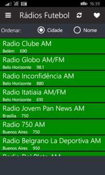 Radios Football Screenshot Image
