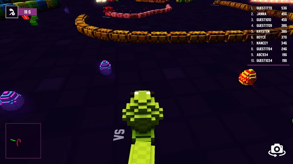 Blocky Snakes Screenshot Image #1