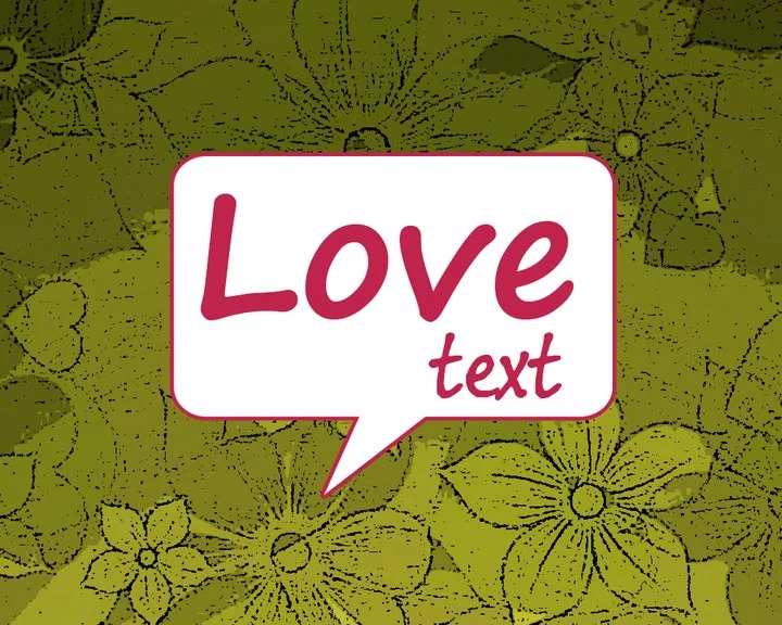 Love Text Image