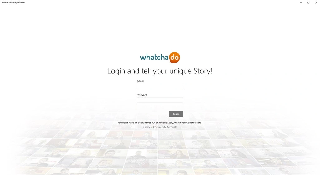Whatchado StoryRecorder Screenshot Image #1
