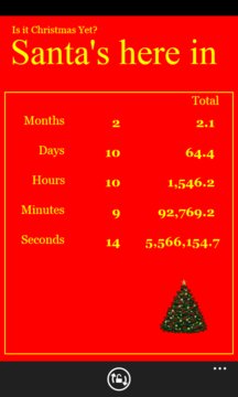 Christmas Countdown App Screenshot 1