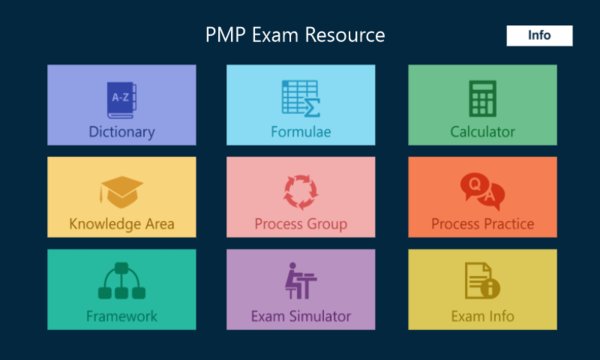PMP Exam Resource App Screenshot 1