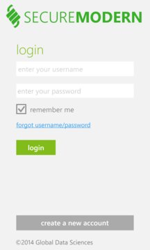 Secure Modern Screenshot Image