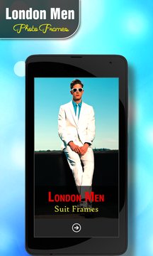 London Men Suit Frame Screenshot Image