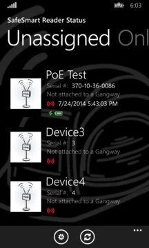 SafeSmart Device Manager Screenshot Image