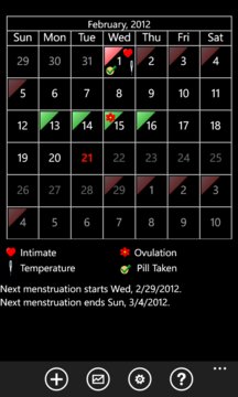 Monthly Tracker Screenshot Image