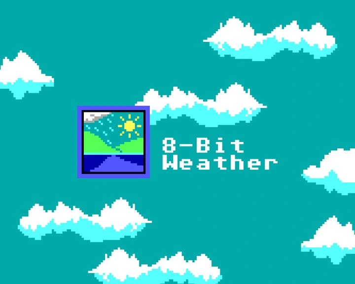 8-Bit Weather Image