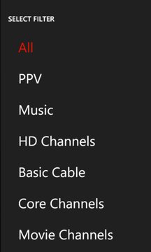 Fast TV Listings Screenshot Image
