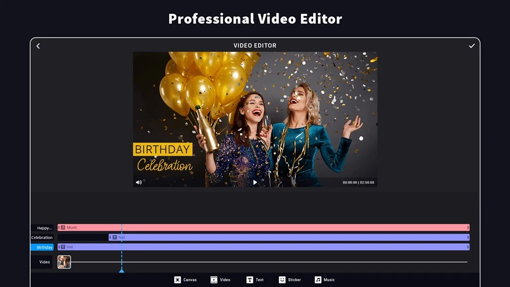 Vega Video Editor Screenshot Image