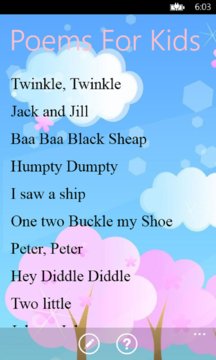 Poems for Kids Screenshot Image