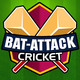 Bat Attack Cricket Icon Image