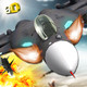 Air Force Jet Fighter 3D Icon Image